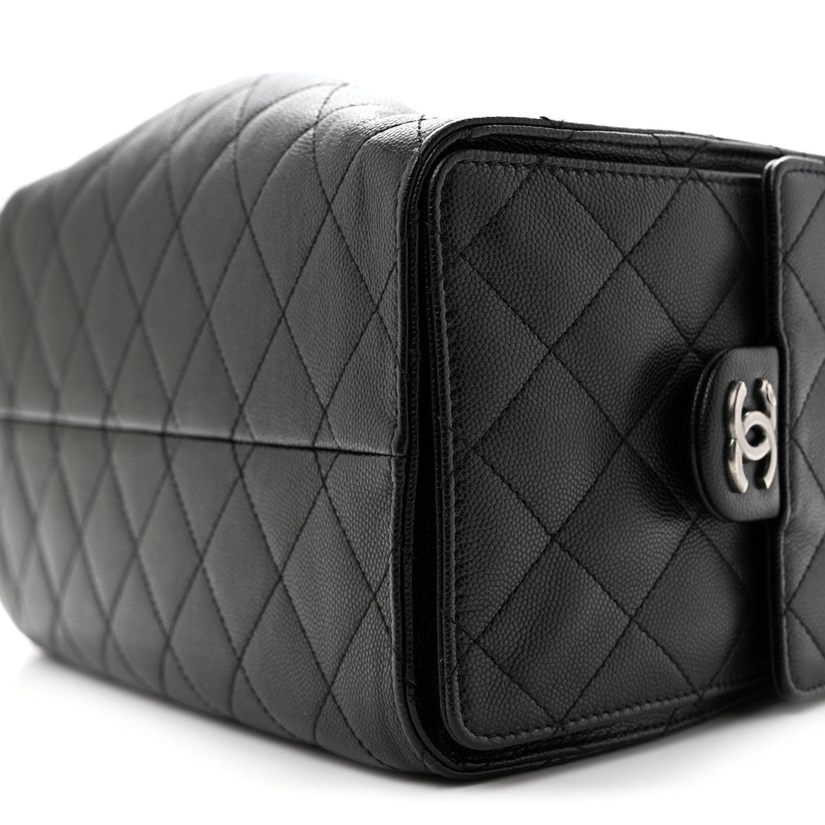 Caviar Quilted Small Chanel 25 Handbag Black