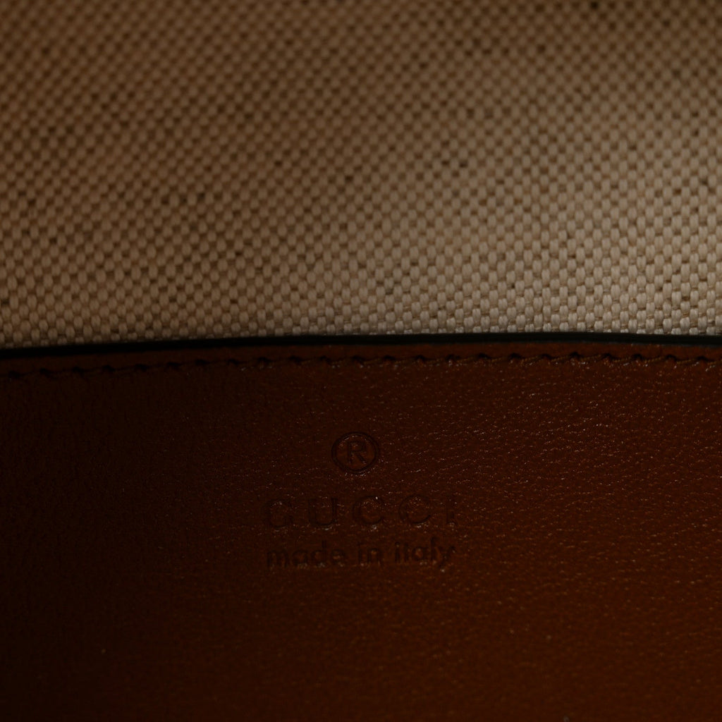 Sakai Be Green Calfskin Diagonal Stitched Blondie Top Handle Bag Cuir