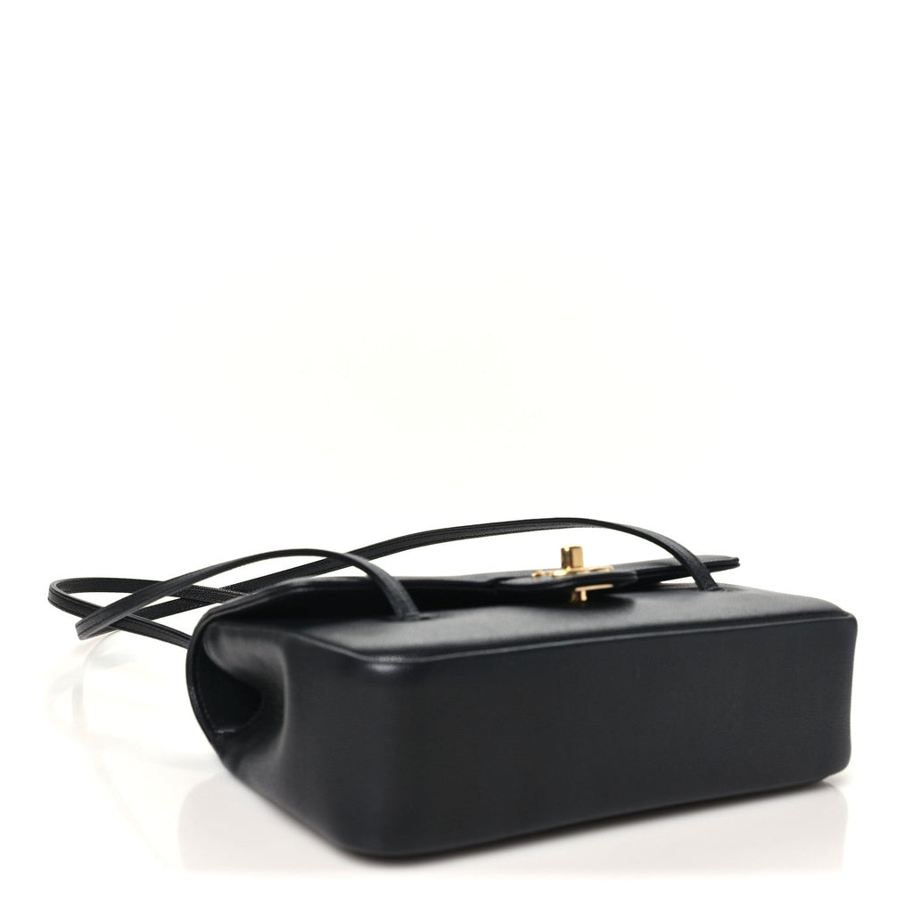 Shiny Caviar Preppy Coco Small Flap Black