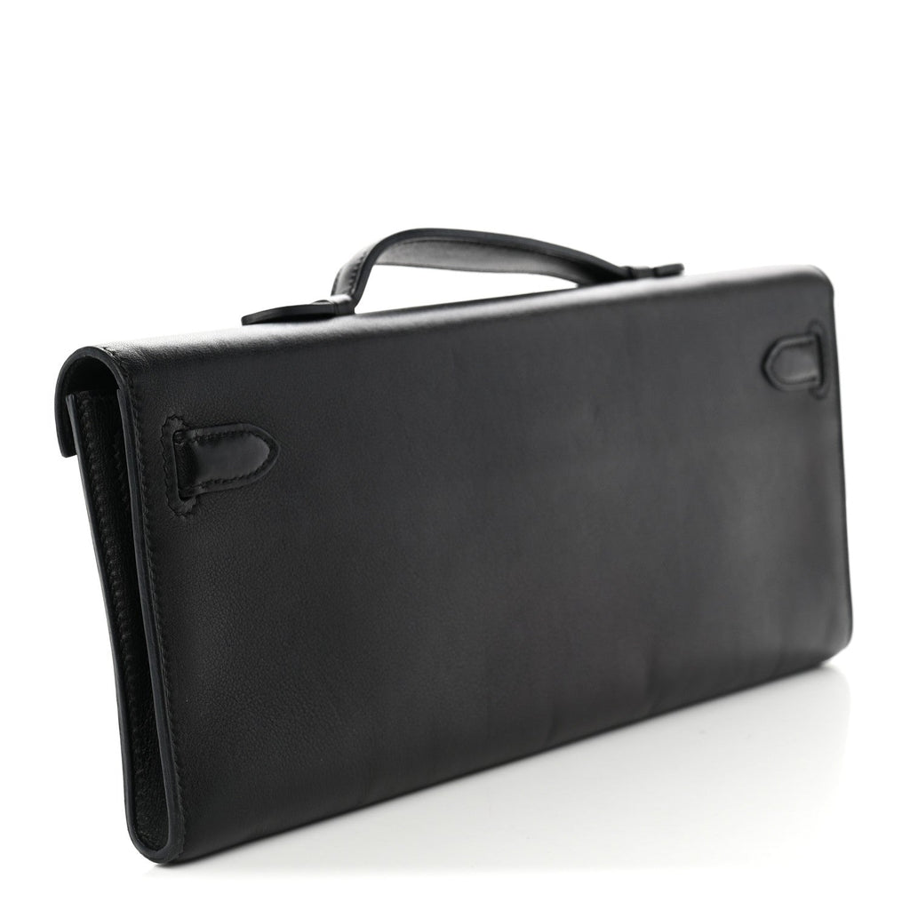 Evergrain Kelly Cut Clutch Pochette Black
