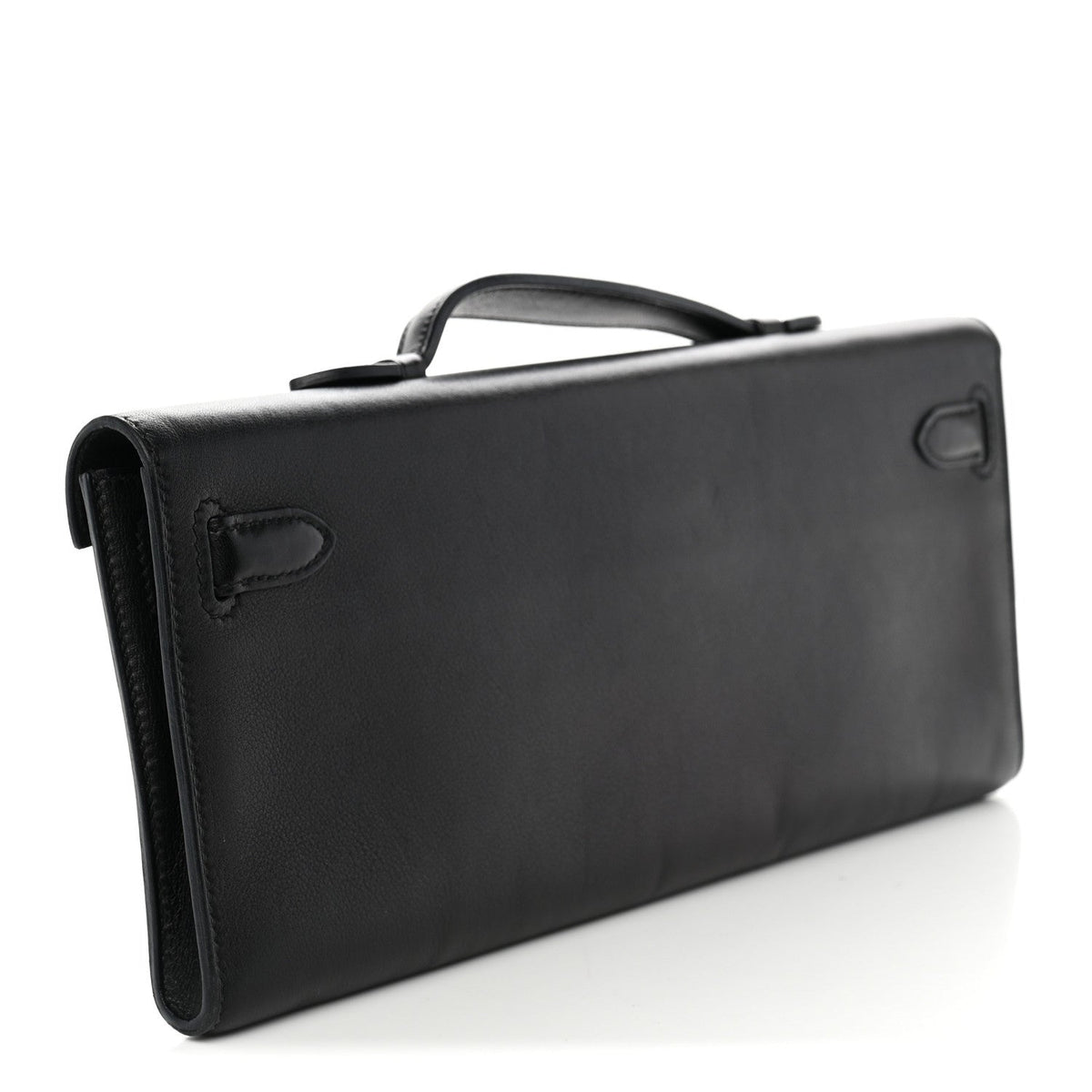 Evergrain Kelly Cut Clutch Pochette Black