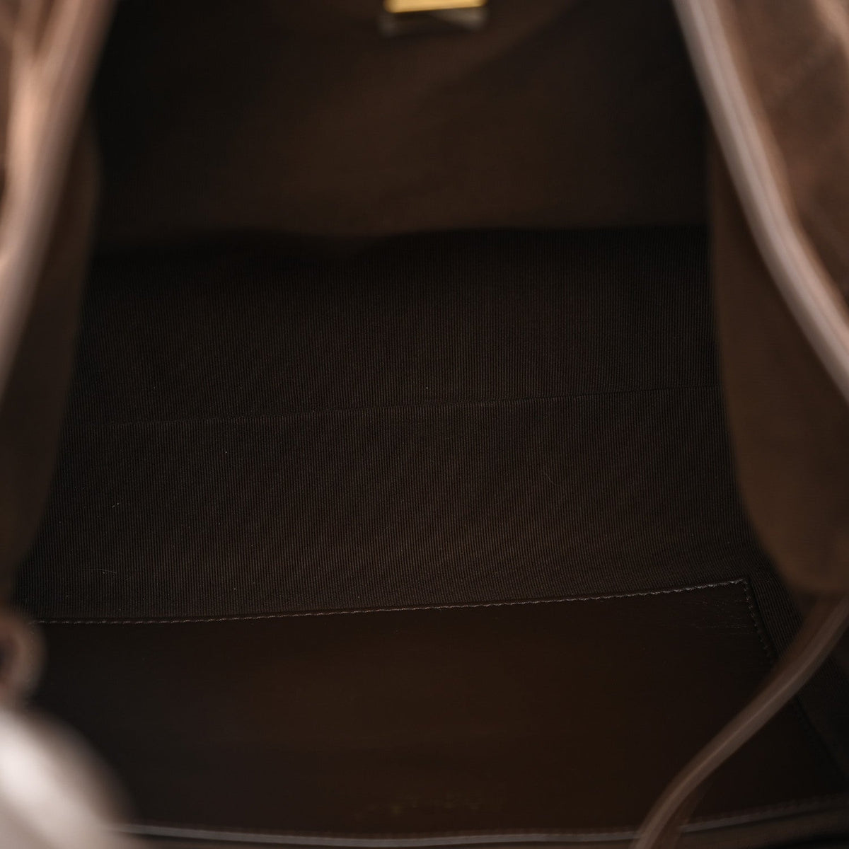 Suede Calfskin Lambskin Quilted Large Maxi Hobo Dark Brown