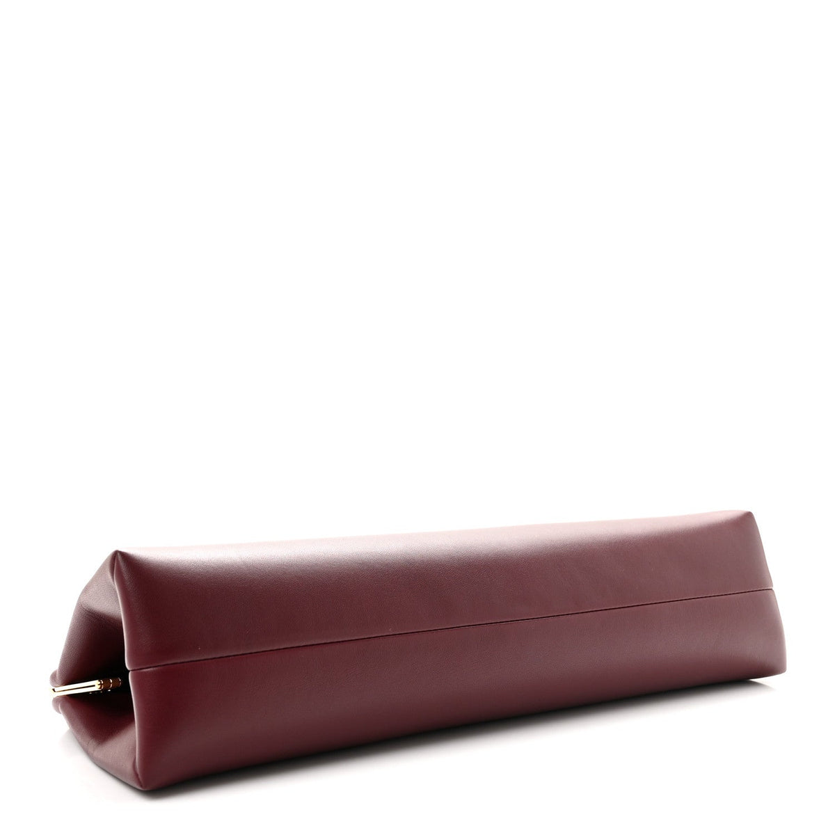 Lambskin Large Clutch Burgundy