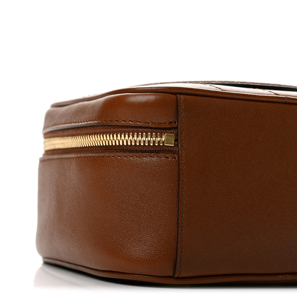 Sakai Be Green Calfskin Diagonal Stitched Blondie Top Handle Bag Cuir