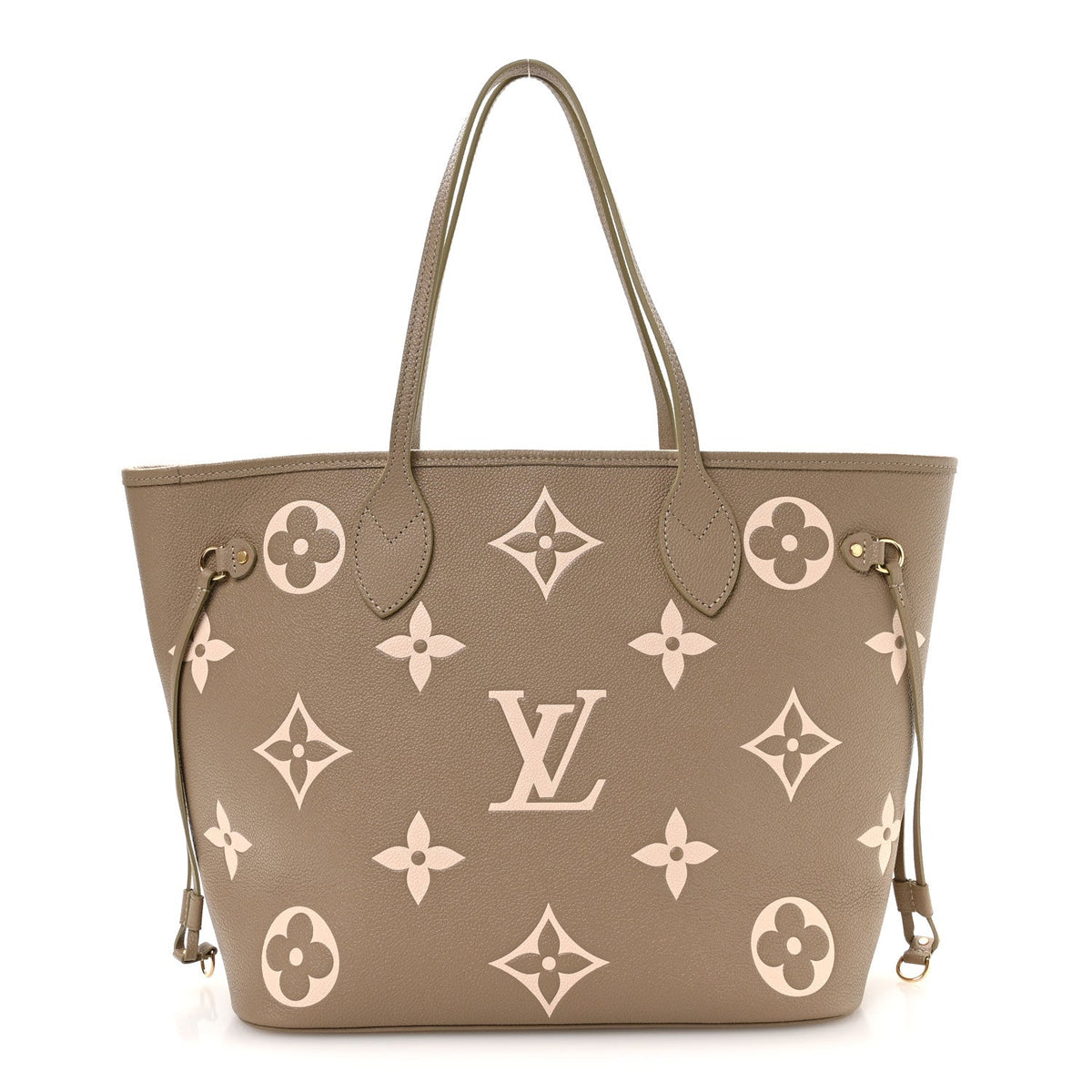 Empreinte Monogram Giant Neverfull MM Khaki Cream