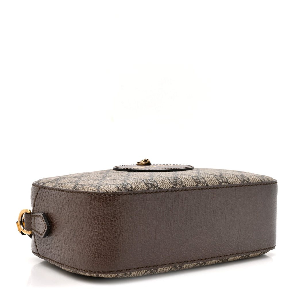 GG Supreme Monogram Web Neo Vintage Shoulder Bag Beige New Acero Crop