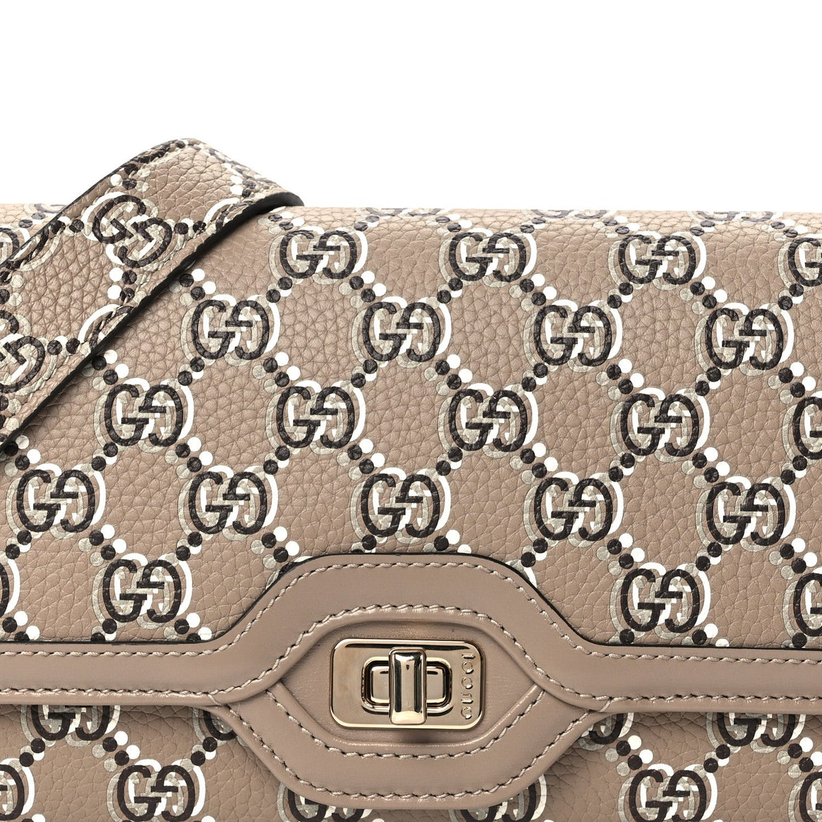 GG Shadow Monogram Small Luce Shoulder Bag Beige