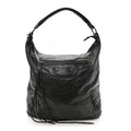 Agneau Classic Hardware Day Hobo Black