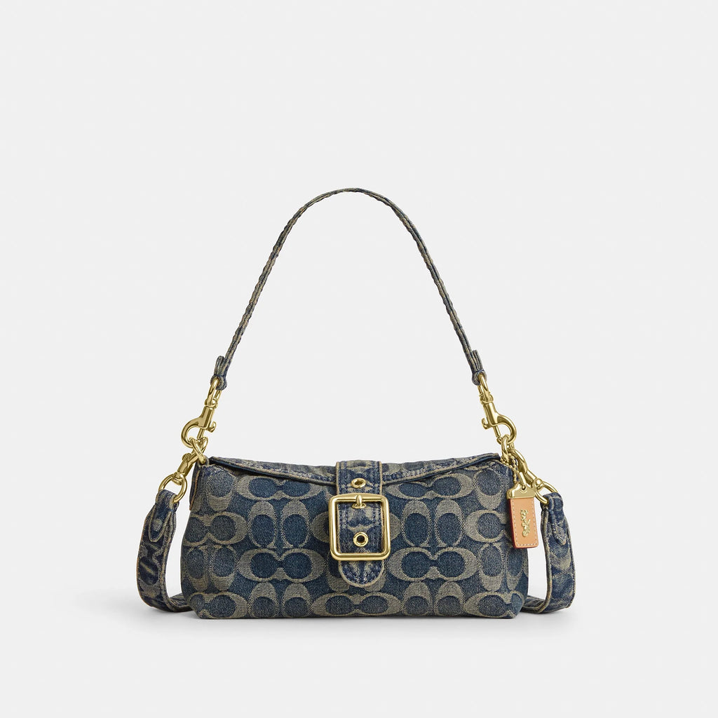 Coach Outlet Abbie Shoulder Bag In Signature Regenerative Cotton Denim