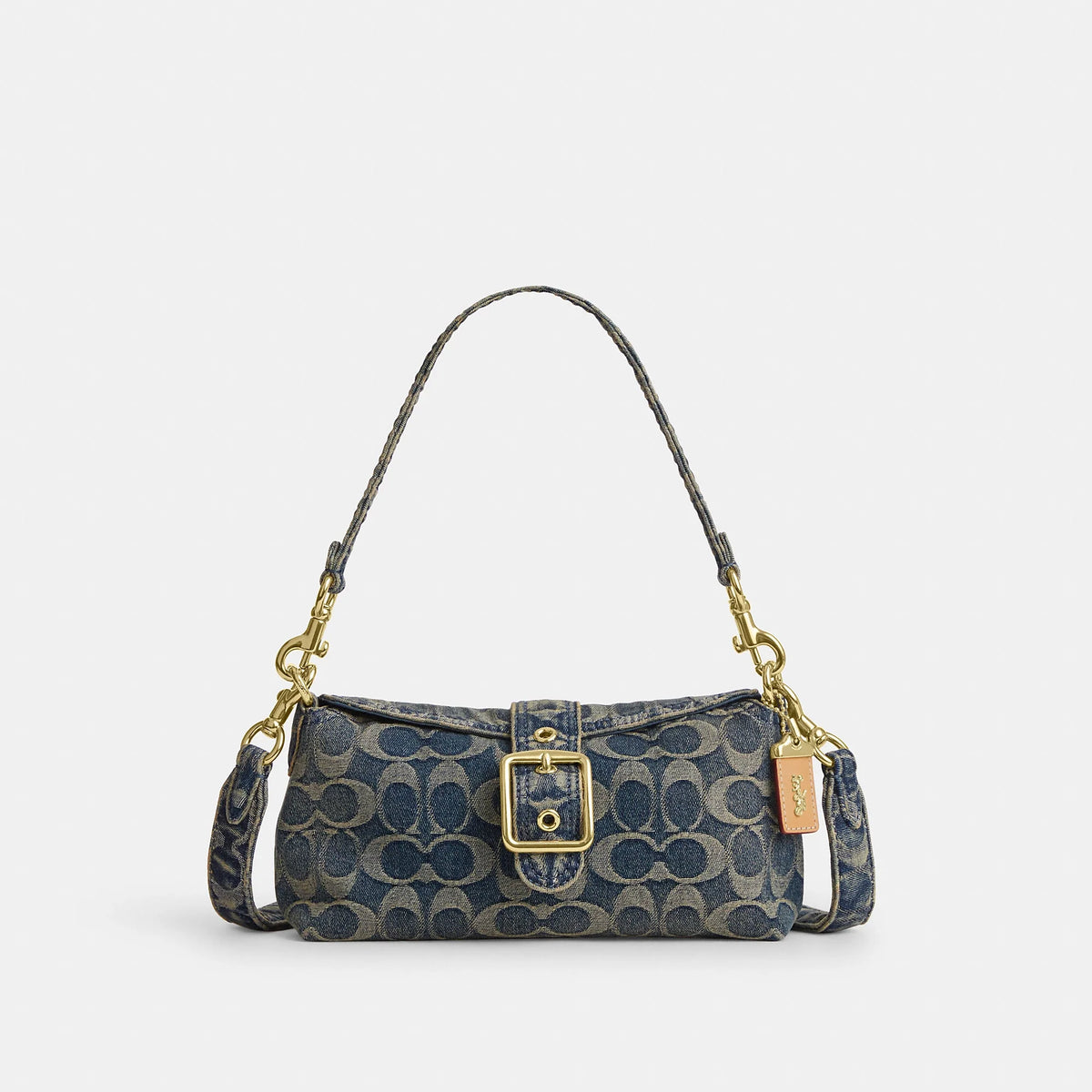 Coach Outlet Abbie Shoulder Bag In Signature Regenerative Cotton Denim