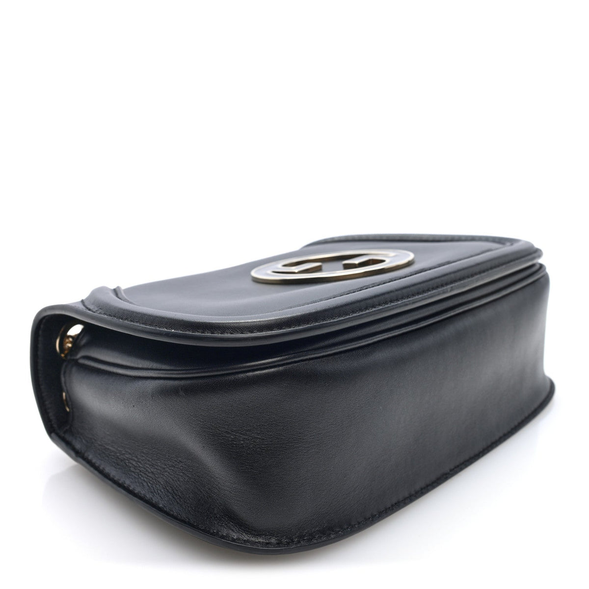 Calfskin Blondie Medium Shoulder Bag Black