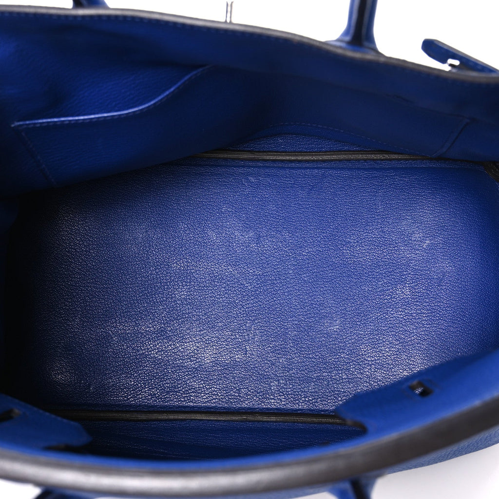 Togo Birkin 30 Bleu Electrique