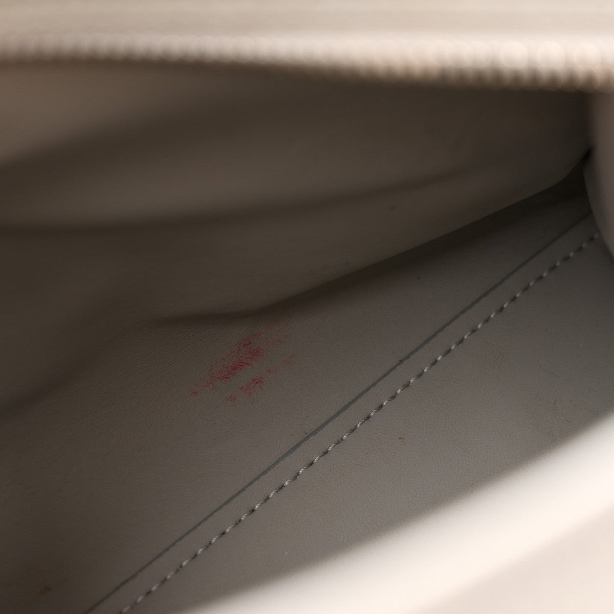 Grained Calfskin Neo Classic Silver Hardware S City Light Grey