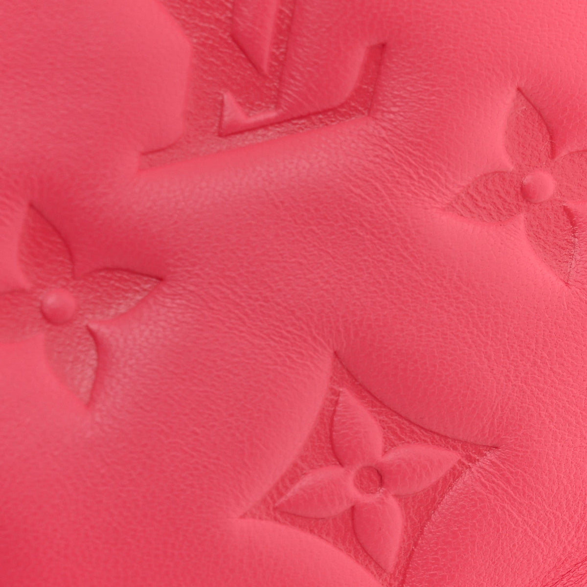 Lambskin Embossed Monogram Coussin PM Pink