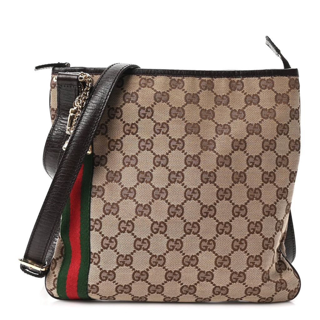 Monogram Web Jolicoeur Charms Messenger Dark Brown
