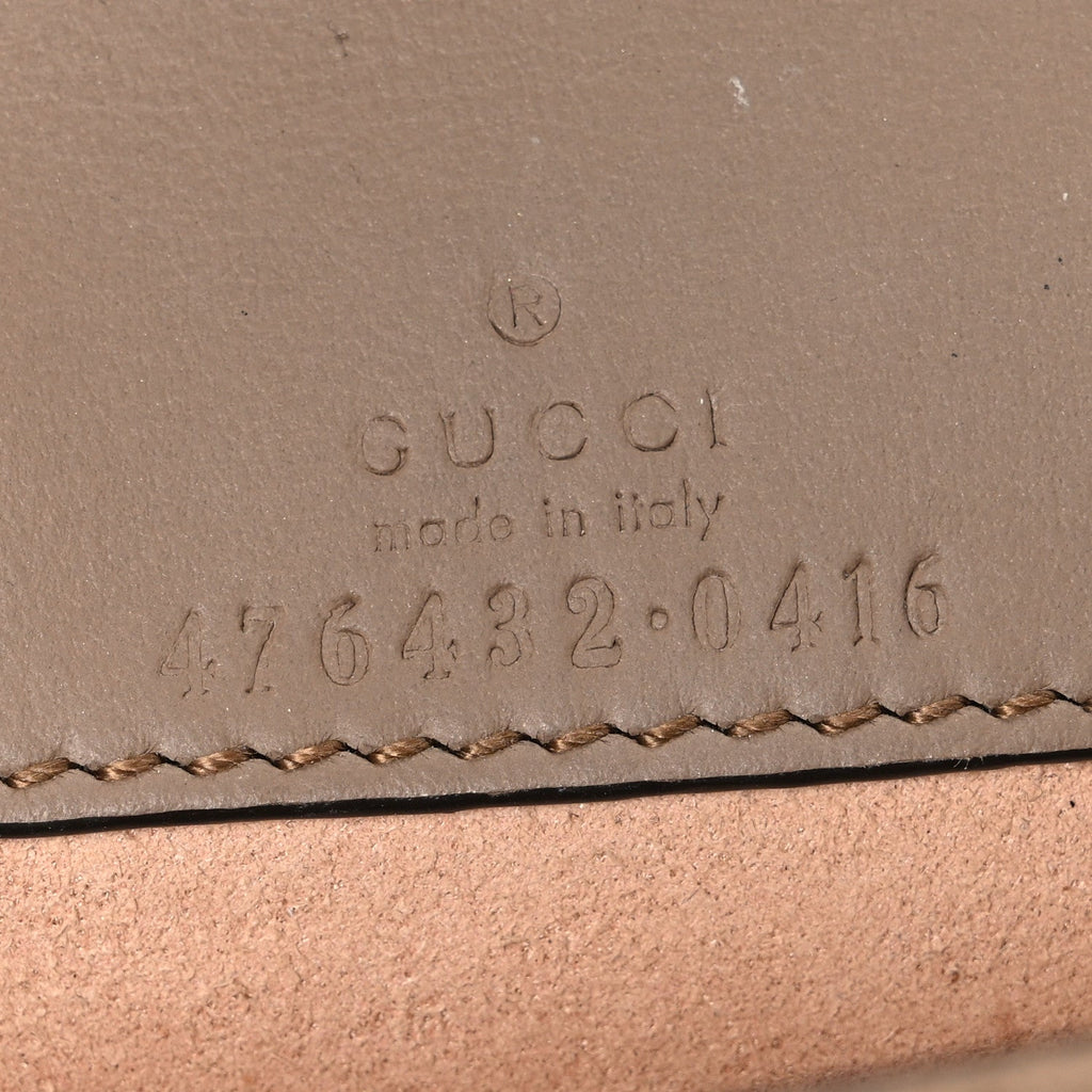 GG Supreme Monogram Super Mini Dionysus Shoulder Bag Taupe