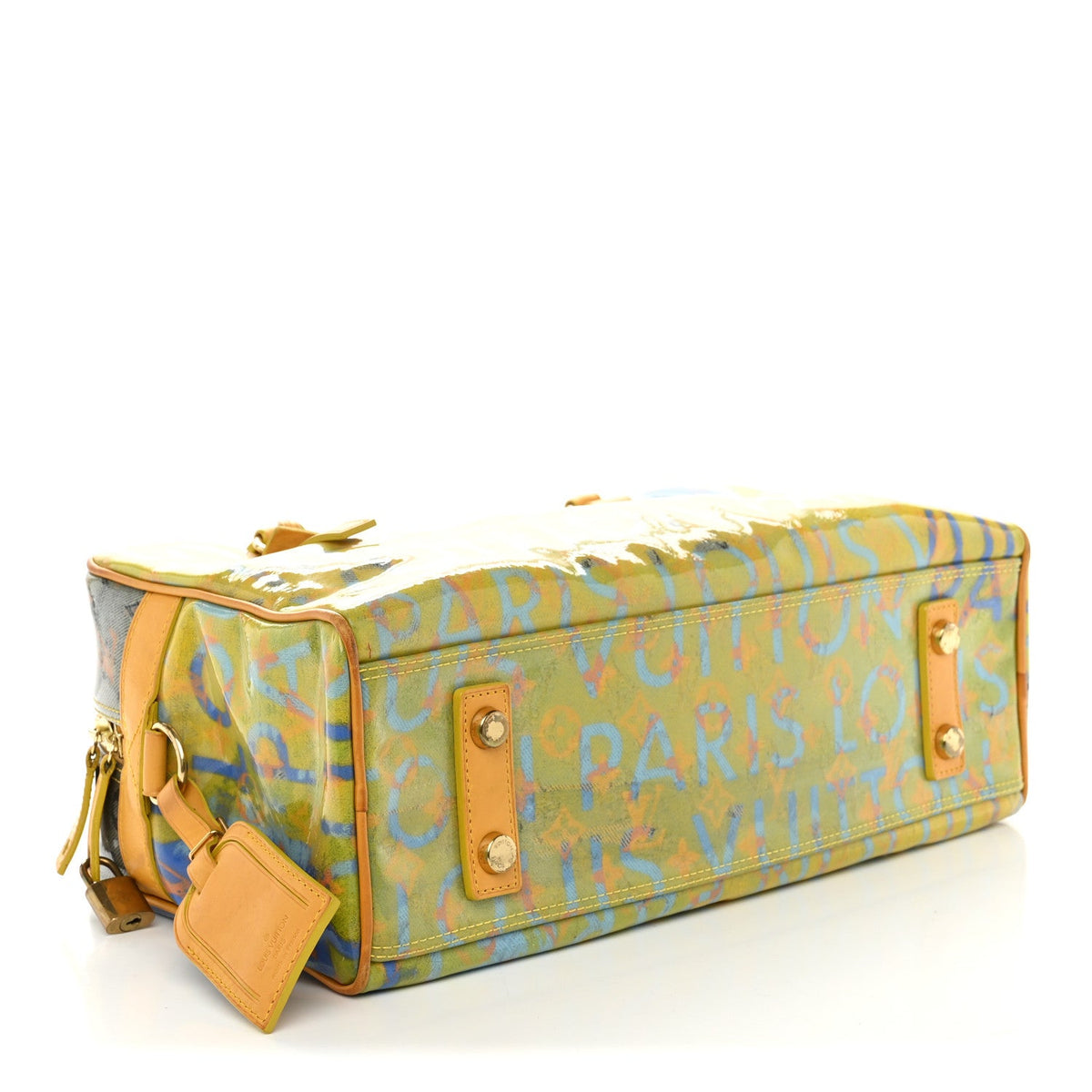 Monogram Pulp Defile Weekender PM Yellow