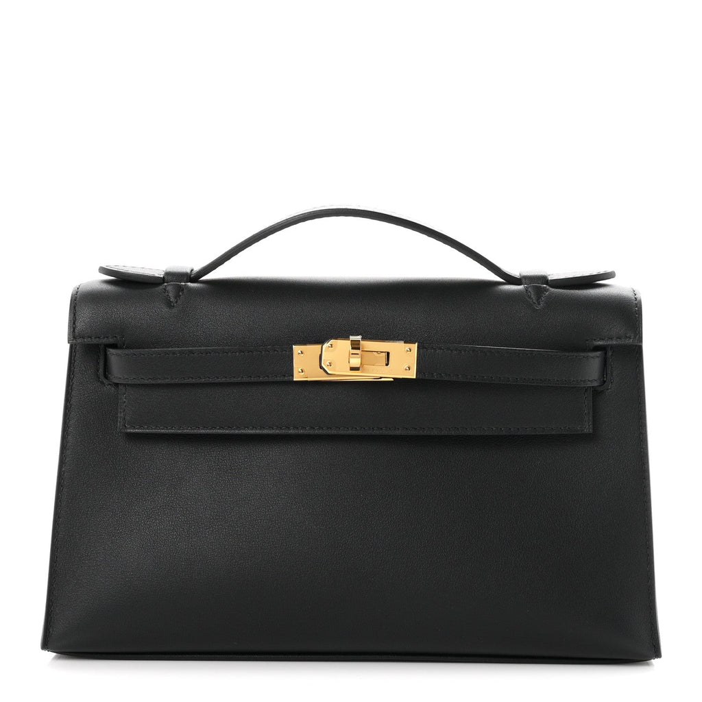 Swift Kelly Pochette Clutch Black