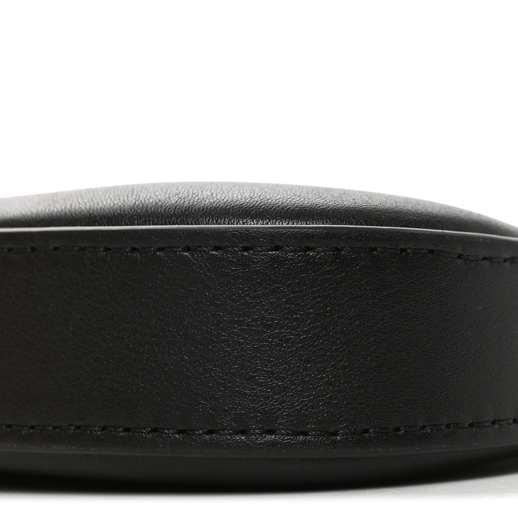 Calfskin LV Bloom Pochette Black