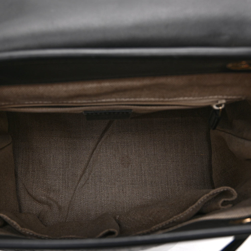 Microguccissima Drawstring Backpack Black