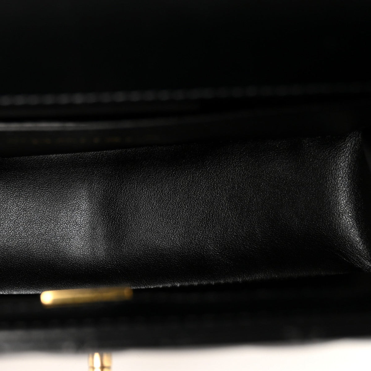 Calfskin Quilted Perfect Fit Flap Black