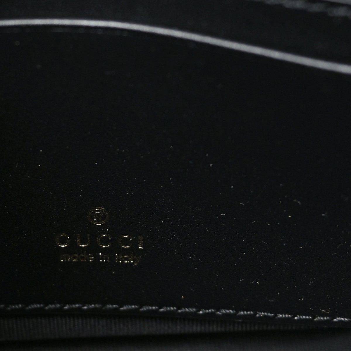 Shiny Calfskin Small Bamboo Night Bag Black