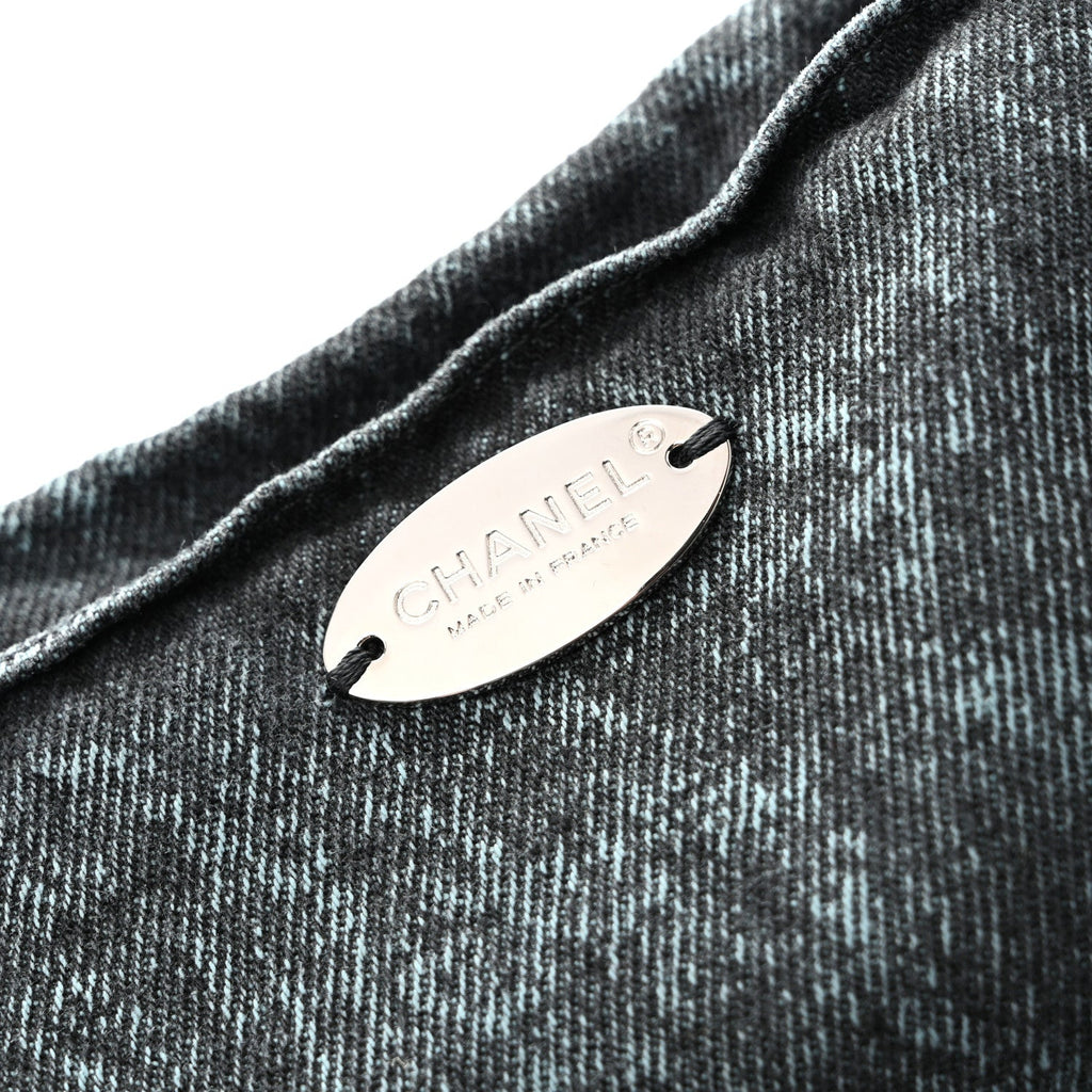 Denim Quilted Denimpression Flap Blue Black