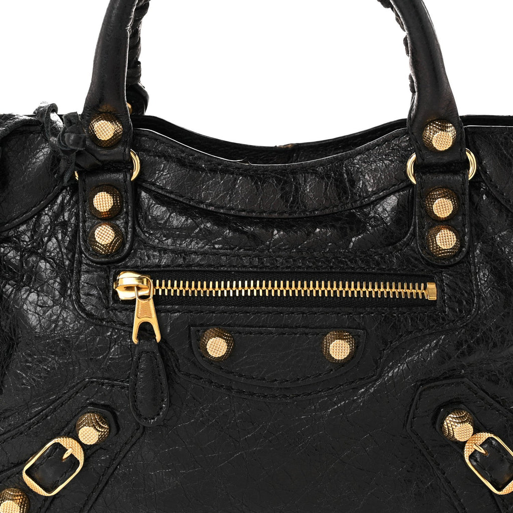 Agneau Giant 12 Gold Hardware Mini City Black