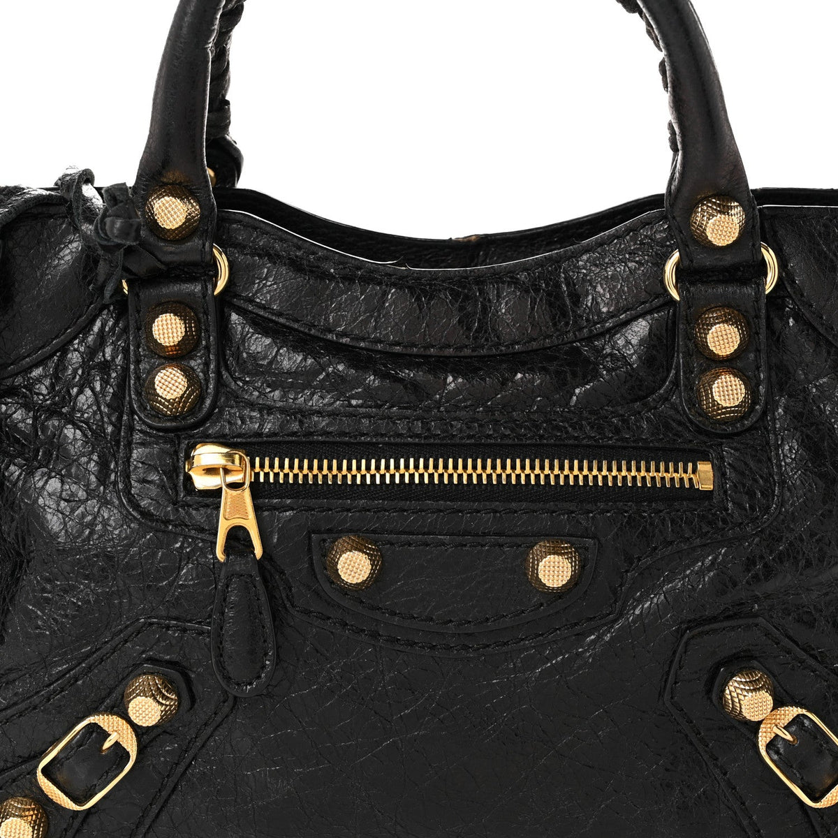 Agneau Giant 12 Gold Hardware Mini City Black