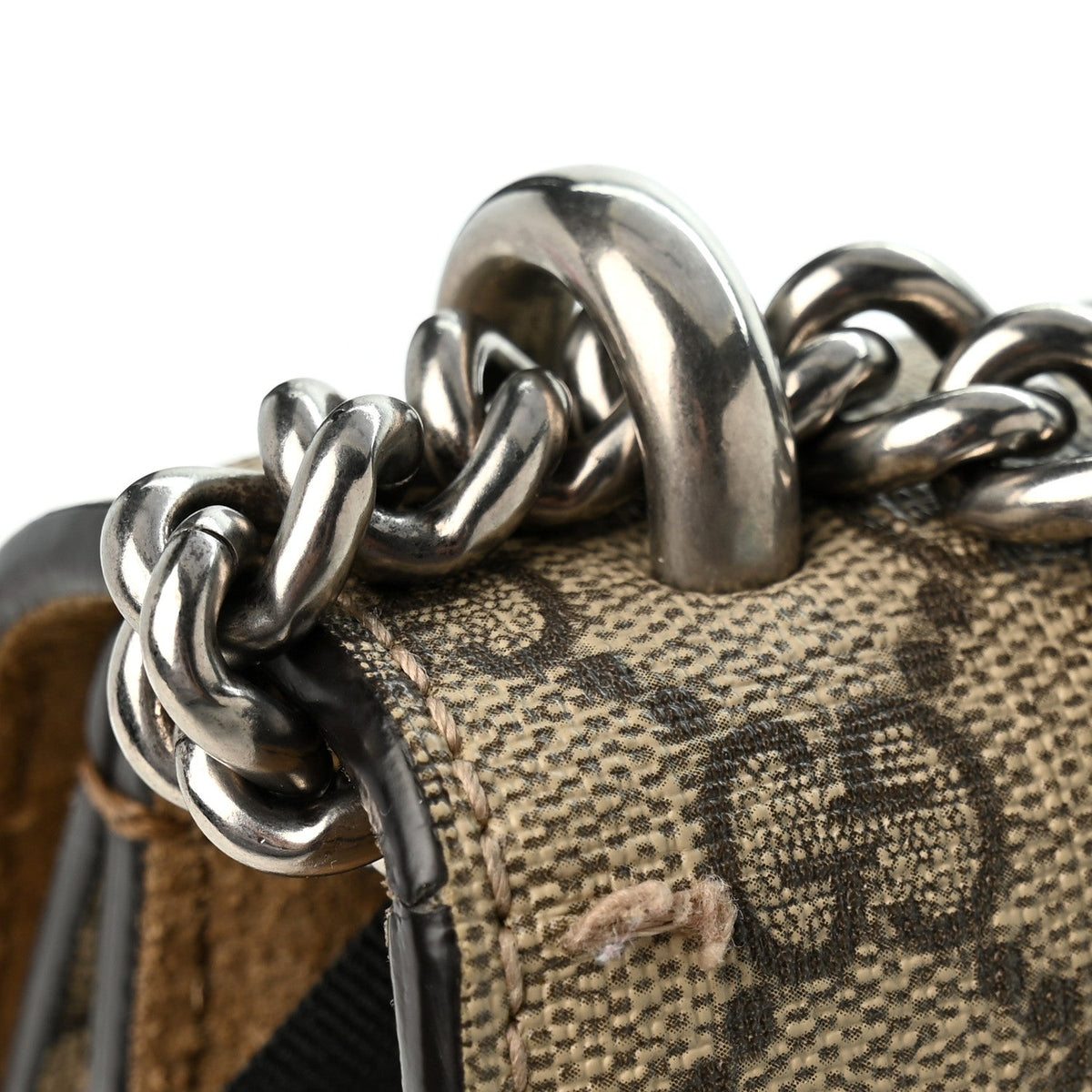 GG Supreme Monogram Mini Dionysus Shoulder Bag Taupe