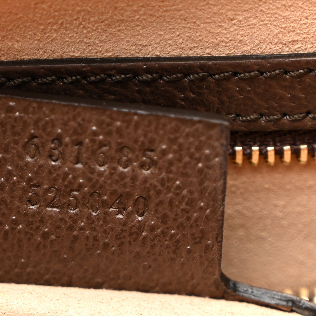 GG Supreme Monogram Medium Ophidia Shopping Tote Brown
