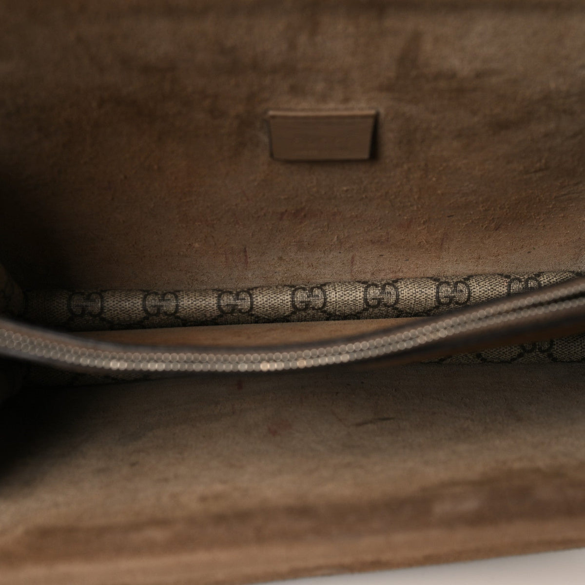 GG Supreme Monogram Small Dionysus Shoulder Bag Taupe