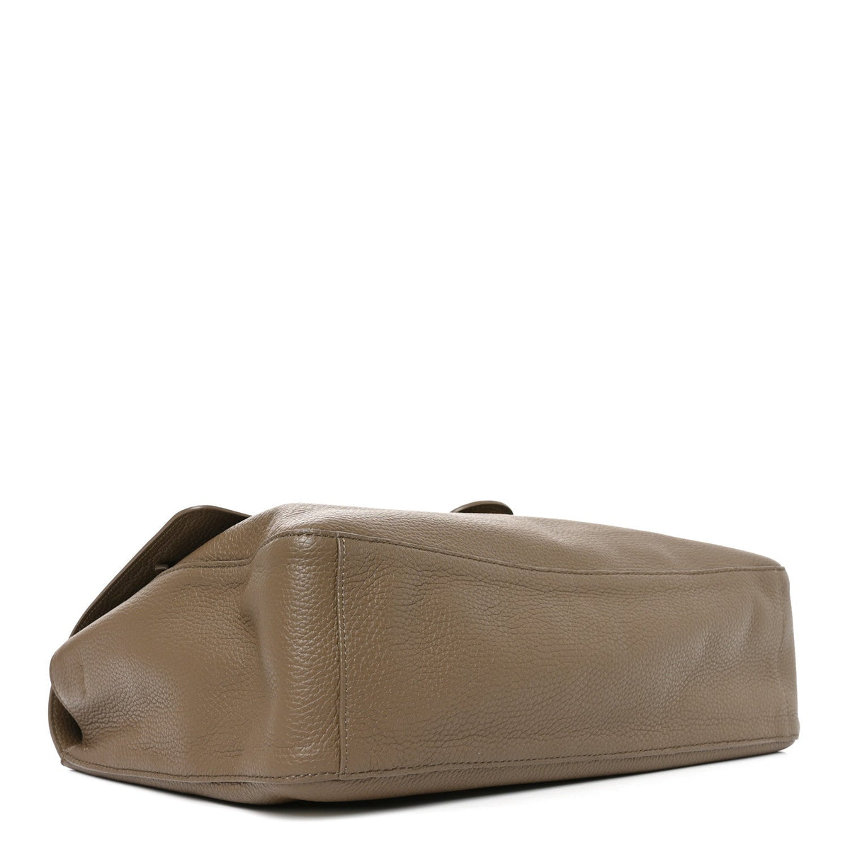 Grained Calfskin Souplissimo Maxi Flap Light Brown