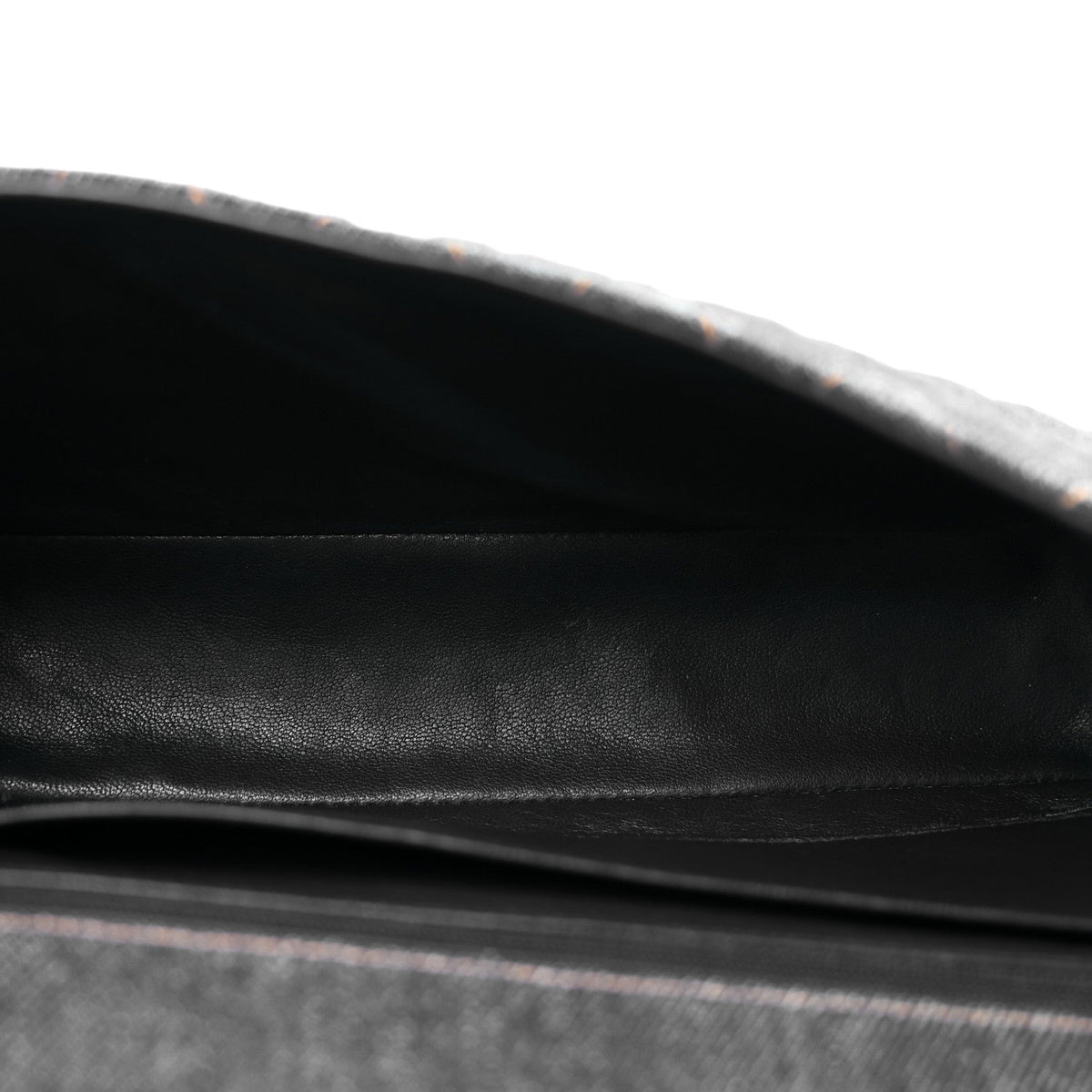 Denim Quilted Tortoise Single Flap Blue
