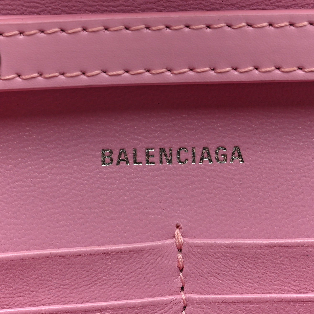 Shiny Box Calfskin Tonal B Hourglass Chain Bag Candy Pink