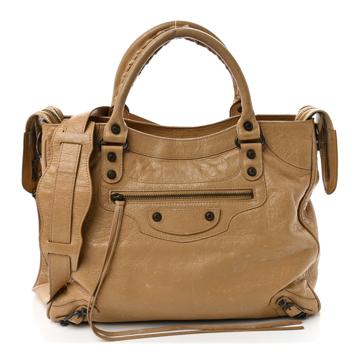 Agneau Classic Hardware Velo Beige Nougatine