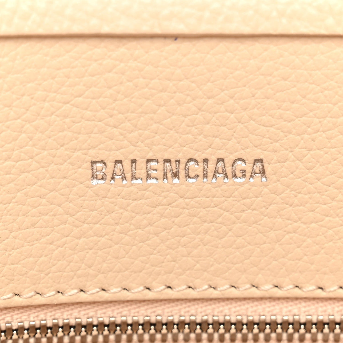 Grained Calfskin XS Everyday North South Shoulder Tote Bag Beige