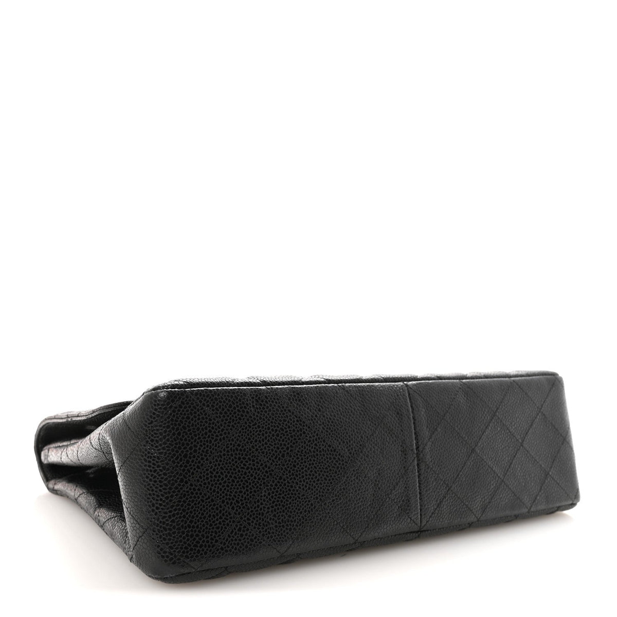 Caviar Quilted Jumbo Single Flap Black