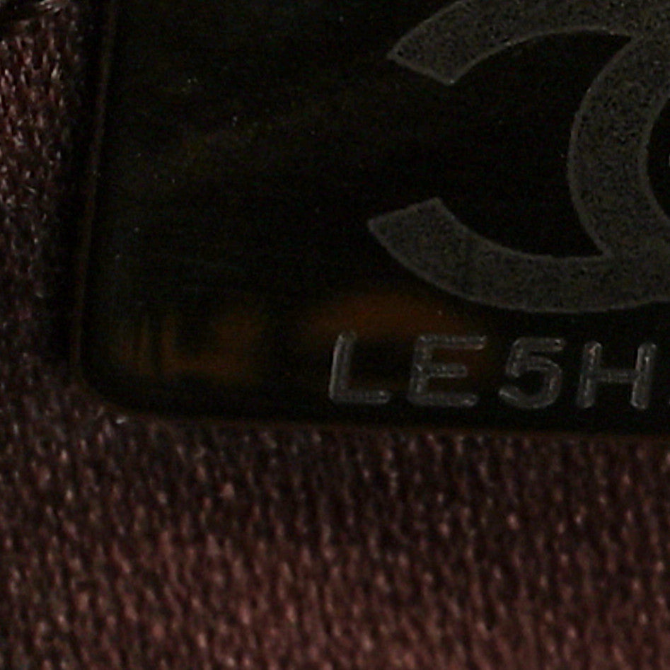 Shiny Calfskin Quilted Mini Chanel 22 Brown