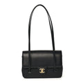 Shiny Caviar Preppy Coco Small Flap Black