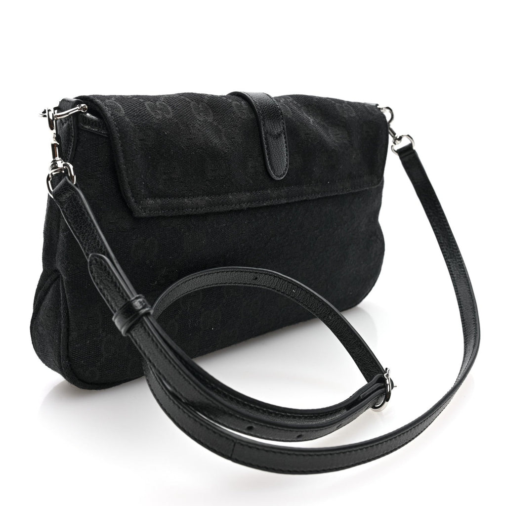 Monogram Medium Aperitivo Shoulder Bag  Black
