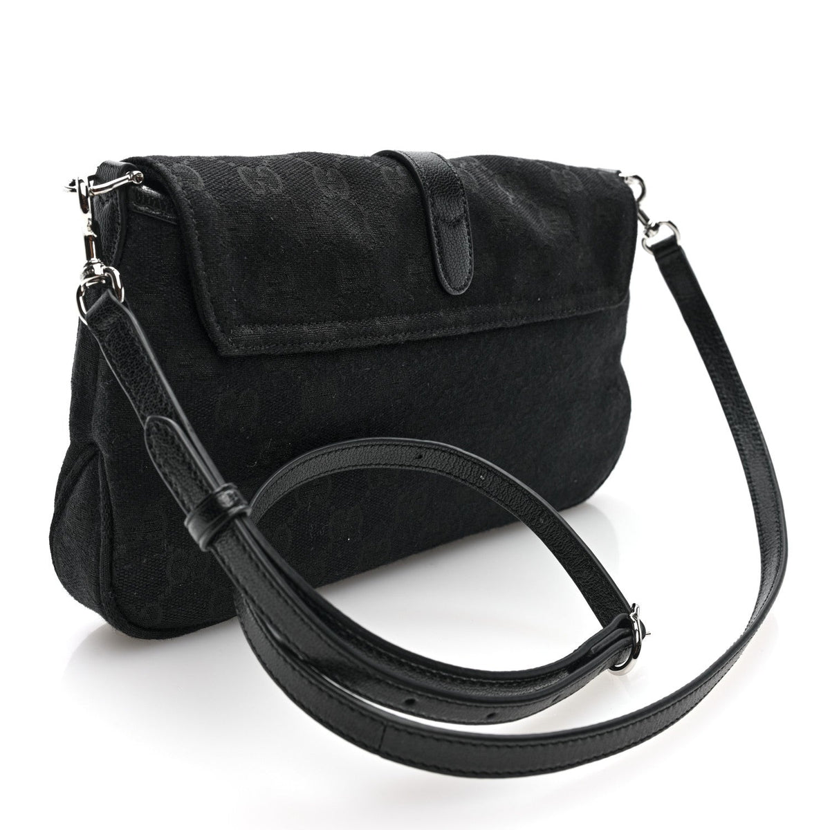 Monogram Medium Aperitivo Shoulder Bag  Black