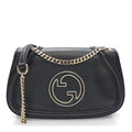 Calfskin Blondie Medium Shoulder Bag Black