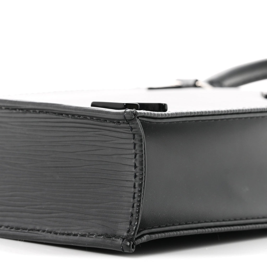 Epi Jacquard Petit Sac Plat Black