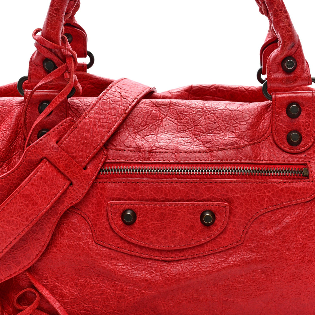 Agneau Classic Hardware Twiggy Rouge Coquelicot