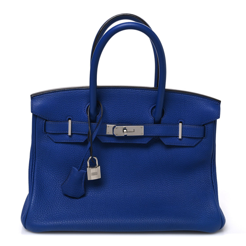 Togo Birkin 30 Bleu Electrique