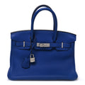 Togo Birkin 30 Bleu Electrique