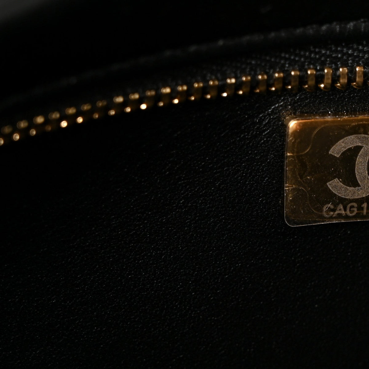 Calfskin Denim Stitched Urban Essentials Small Shopping Bag Blue Black
