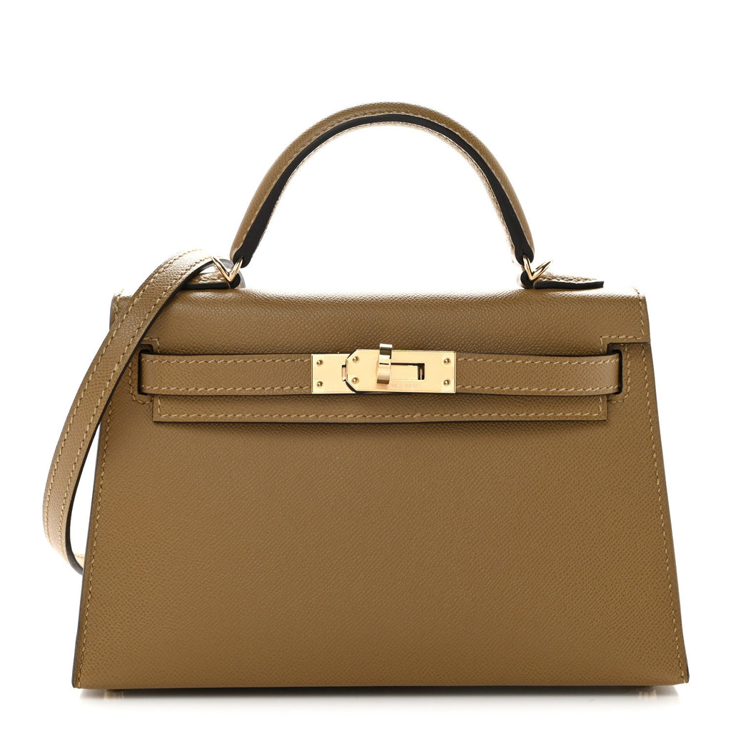 Madame Calfskin Mini Kelly Sellier 20 Dune