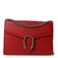 Calfskin Mini Dionysus Chain Wallet Hibiscus Red